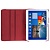 Чехол кожаный с поворачивающимся держателем для Samsung Galaxy Tab 3 (10.1) / P5200 / P5210 - красный