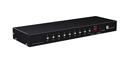 Переключатель HDMI - AVE HDSW 8x1C (8 входов - 1 выход, 4К 60Гц, пульт ДУ, автоматическое переключение по таймеру)