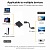 Адаптер AVE DPA-04 (8K Mini DisplayPort M to DisplayPort F, угловой)