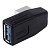Адаптер USB 3.0 Type A M-F 90x90 градусов