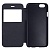 Чехол кожаный с окошком Call Display ID для iPhone 6 (черный)