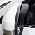 Козырек от дождя для боковых зеркал автомобиля алюминиевый (черный)