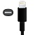 Кабель для синхронизации и зарядки iPhone 5 (8 pin) - USB (1m) черный, лицензированный, поддерживает iOS8