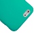 Бампер полиуретановый c сенсорной защитой экрана для iPhone 6 (изумрудный)