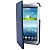Чехол кожаный с поворачивающимся держателем для Samsung Galaxy Tab 3 (7.0) / P3200 / P3210 - синий