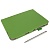 Чехол кожаный с местами для банковских карт, Touch Pen и ремешком для Samsung Galaxy Tab 3 (10.1) / P5200 - зеленый
