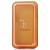 Бампер полиуретановый для iPhone 6 (оранжевый c прозрачными вставками)