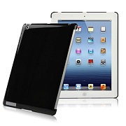Чехол прозрачный пластиковый для корпуса iPad 3, New (серый)